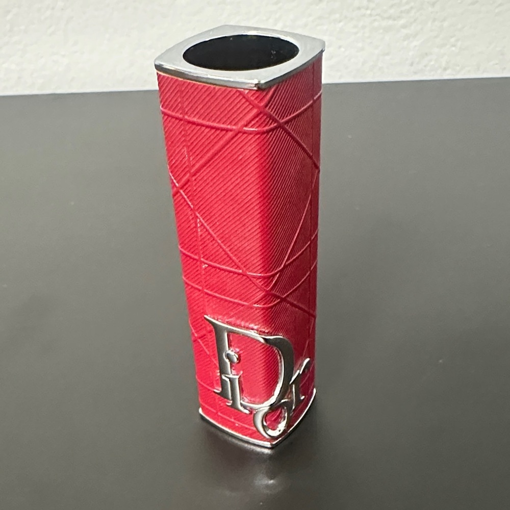 💯% Authentic Dior Addict Red and Silver Lipstick Case. New.